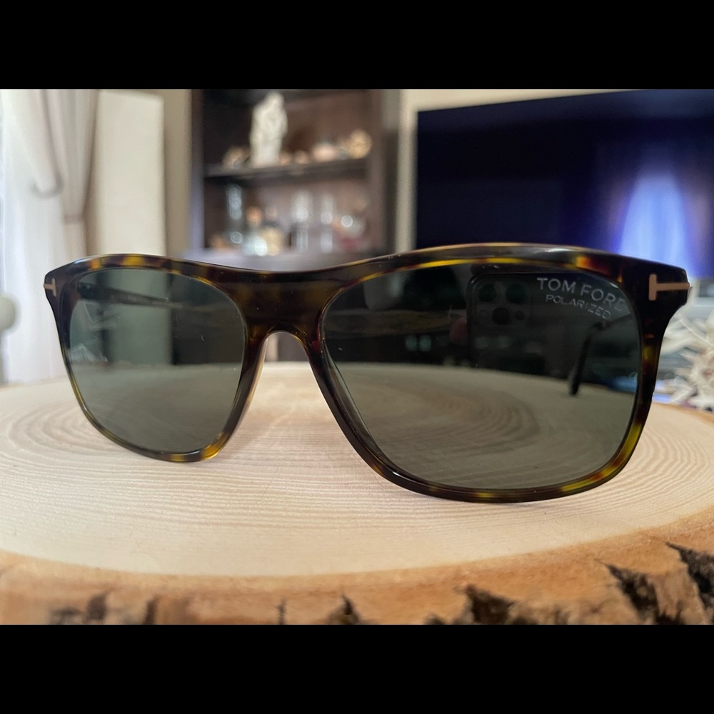 Tom Ford Sunglasses 0588 Max 52R Dark Havana Green Polarized